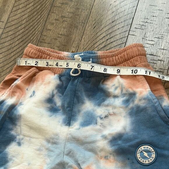 Tiny Whales 🐳 Tie-Dye Jogger 🏃 Pants Pockets Drawstring Aviator Nation Look 👀 - Picture 8 of 17